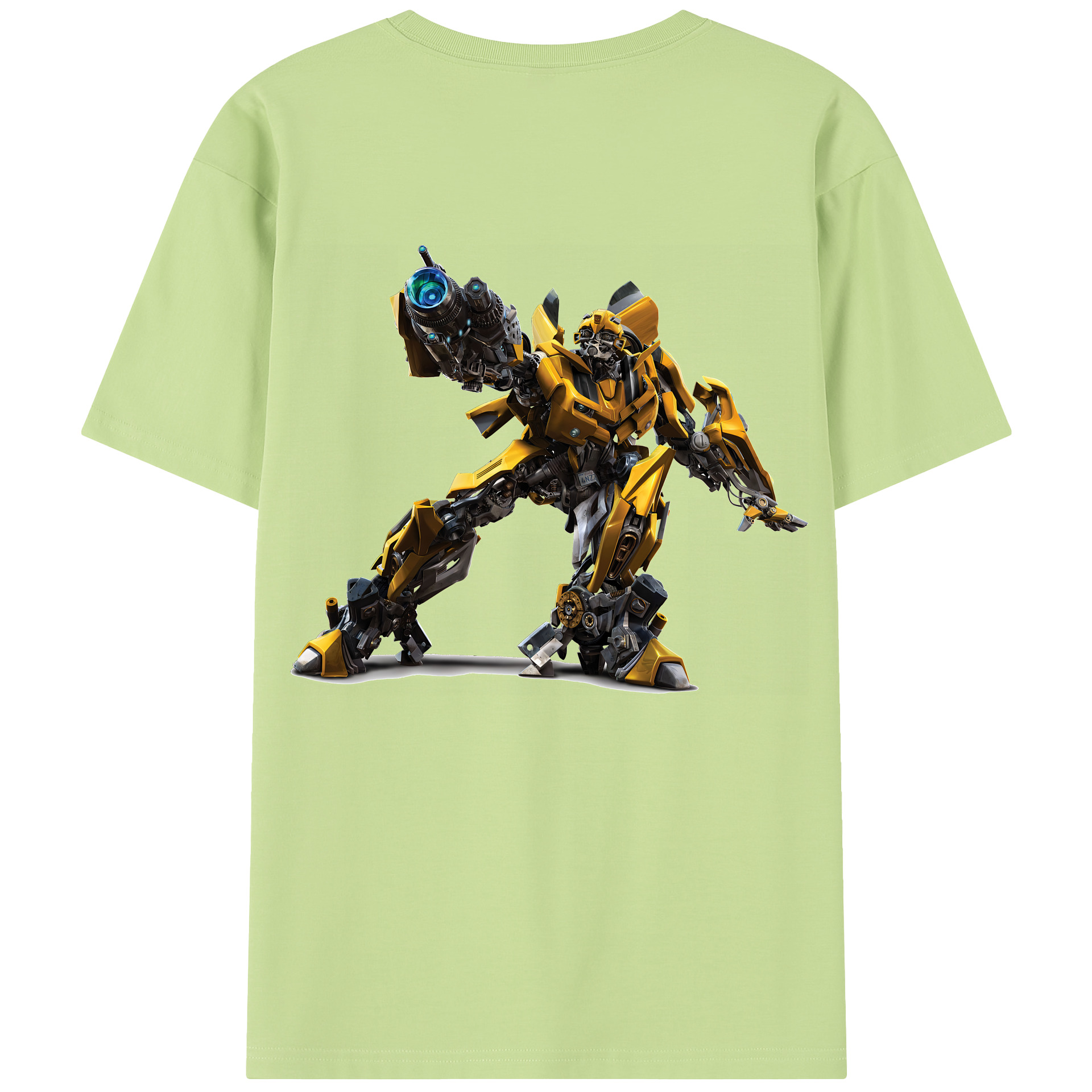 （画像用） Transformers トランスフォーマー 綿100％半袖Tシャツ（背面プリント）